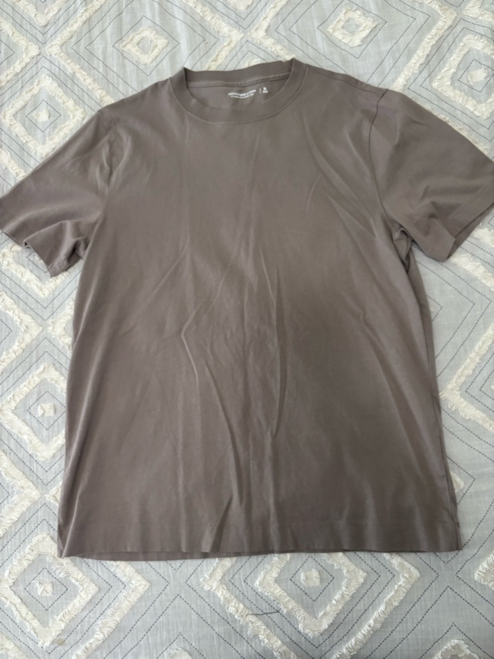 Abercrombie & Fitch Men's Gray T-Shirt - Size: Medium